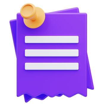 Sticky message 3d rendering illustration png
