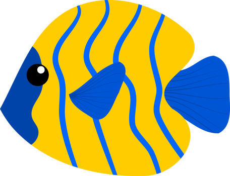 Cute cartoon fish png