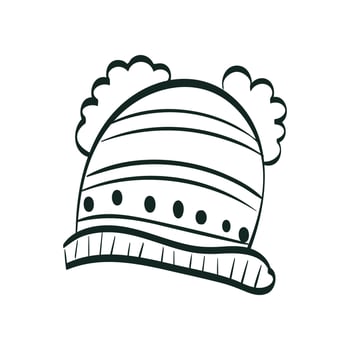 Hygge sticker in flat design for print vector
