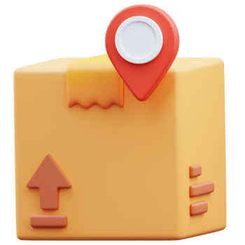 Where the order is being delivered, 3d rendering illustration png