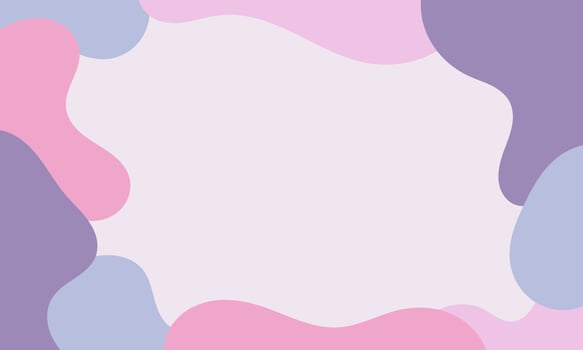 Aesthetic abstract background with soft pastel color. Organic shapes in art background. Blob liquid background with soft pastel color. vector