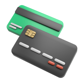 3d debt card icon illustration png