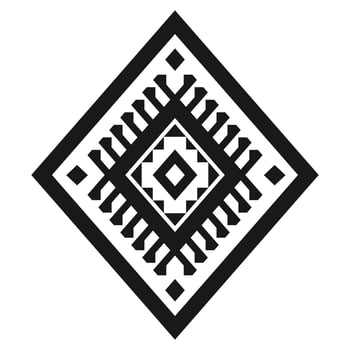 Geometric ethnic pattern art. American, Mexican style. Background Aztec tribal ornament. vector