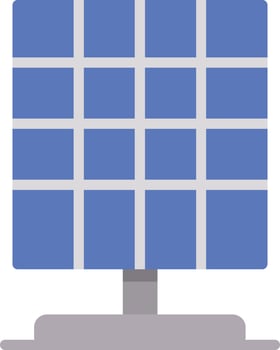 Solar Panel Flat Icon vector