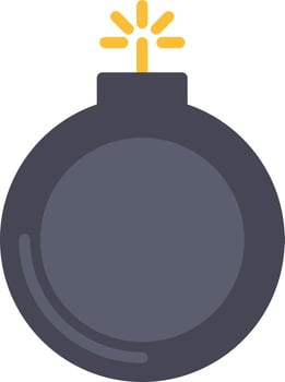 Bomb Flat Icon vector