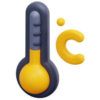 temperature 3d render icon illustration png