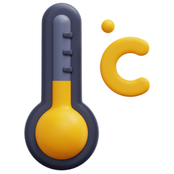 temperature 3d render icon illustration png