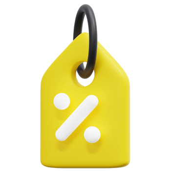 tag 3d render icon illustration png