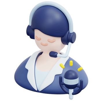 caster 3d render icon illustration png