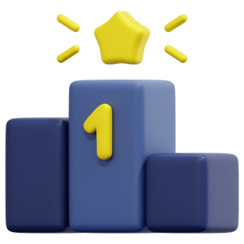 ranking 3d render icon illustration png