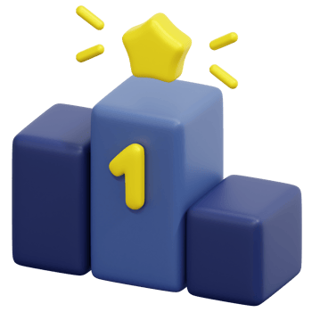 ranking 3d render icon illustration png