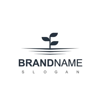 Nature Logo Plant Icon vector