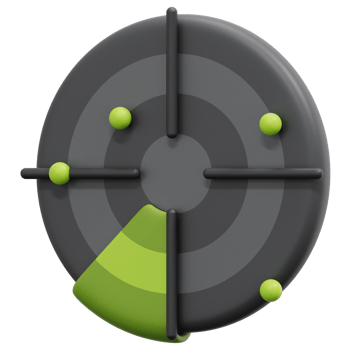 radar 3d render icon illustration png