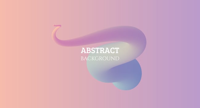 Modern colorful abstract fluid wave. Trendy poster with gradient 3d flow shape. Innovation background design for cover, landing page. Vector