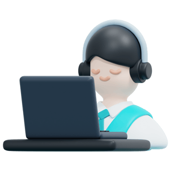 distance education 3d render icon illustration png