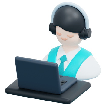 distance education 3d render icon illustration png