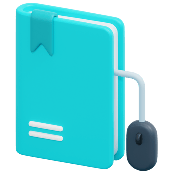 ebook 3d render icon illustration png