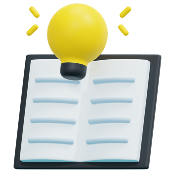 learning 3d render icon illustration png