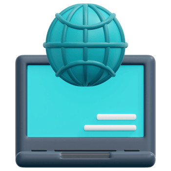 online education 3d render icon illustration png