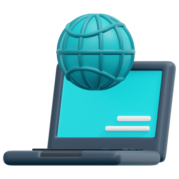 online education 3d render icon illustration png