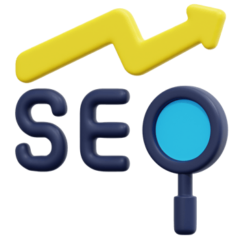 seo 3d render icon illustration png