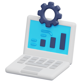 laptop 3d render icon illustration png