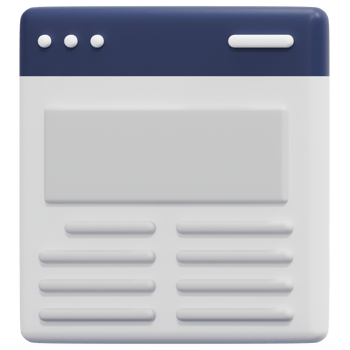 content 3d render icon illustration png