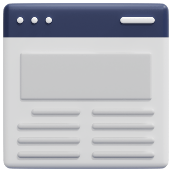 content 3d render icon illustration png