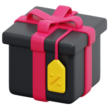 gift box 3d render icon illustration png