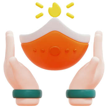 diya 3d render icon illustration png