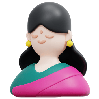 indian 3d render icon illustration png