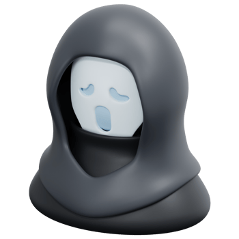 killer 3d render icon illustration png