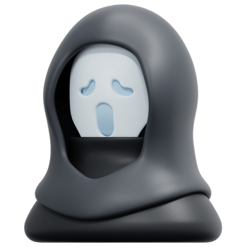 killer 3d render icon illustration png
