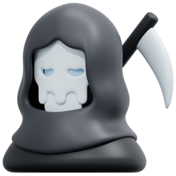 reaper 3d render icon illustration png