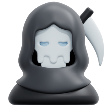 reaper 3d render icon illustration png
