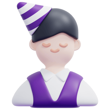 man 3d render icon illustration png