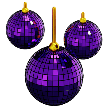 disco 3d render icon illustration png