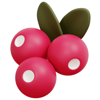 berries 3d render icon illustration png