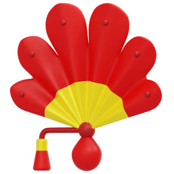 fan 3d render icon illustration png