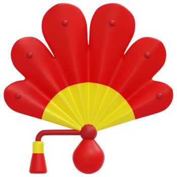 fan 3d render icon illustration png
