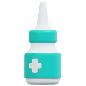 nasal spray 3d render icon illustration png