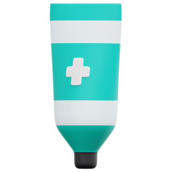 ointment 3d render icon illustration png