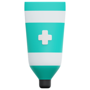 ointment 3d render icon illustration png