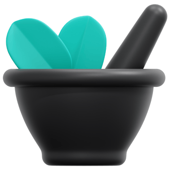 mortar 3d render icon illustration png