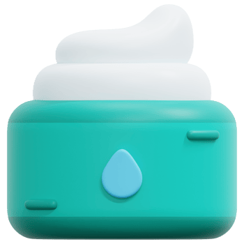 cream 3d render icon illustration png
