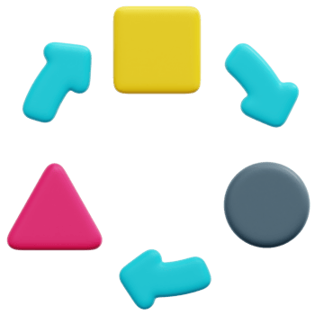 link 3d render icon illustration png