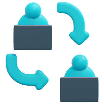 delegate 3d render icon illustration png