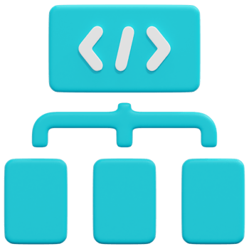 framework 3d render icon illustration png