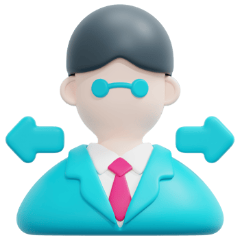 decision 3d render icon illustration png