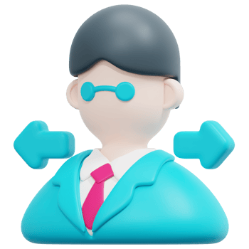 decision 3d render icon illustration png